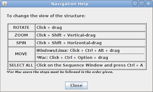 Change the view of structure