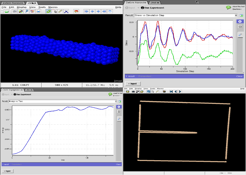 Screenshots of StarMolsim Tools